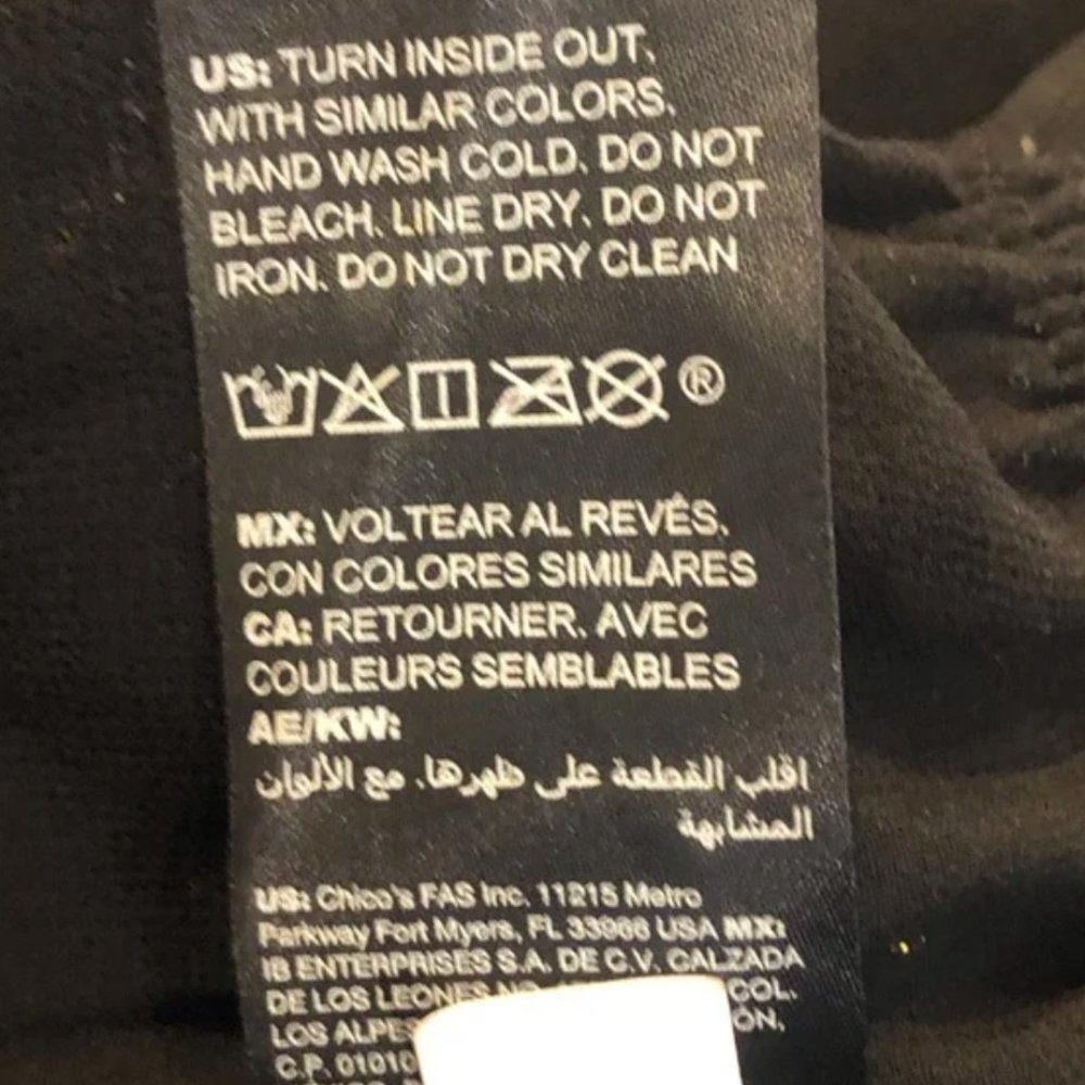 WHBM Metallic Gold on Black Sleeveless Top Size Small - Picture 8 of 8
